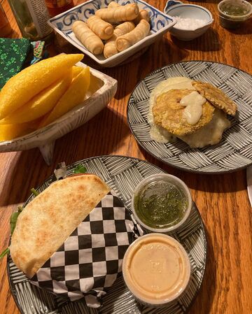 Monday May 11 Arepas (ordered out)